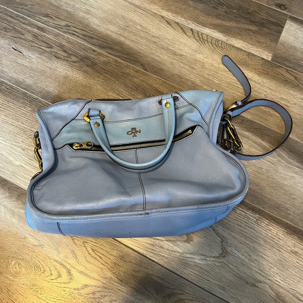 OrYANY Blue Leather Handbag
